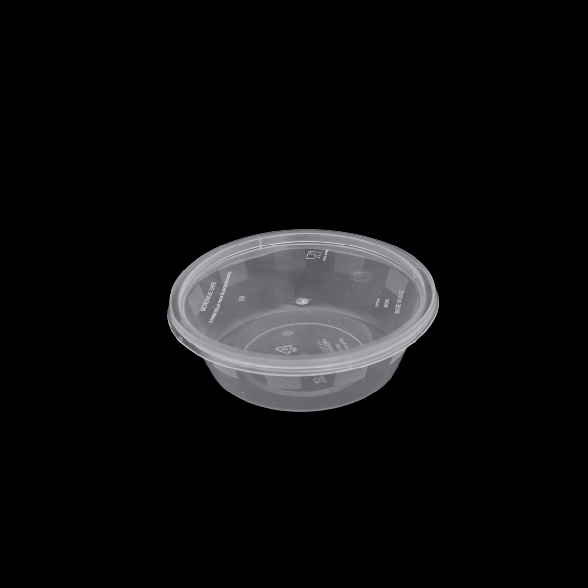 Semi Wholesale-Microwave Container Round With Lid – 225 CC (1 Pack x 75